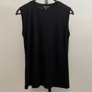 Eileen Fisher Women's Black‎ Top Small Petite Quiet Luxury Capsule Minimalist